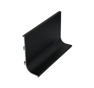 Профіль алюмінієвий L для фасадів без ручок (ФБР) L= 5950 мм чорний Аналог GOLA