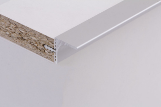 Профіль в верхній модуль для фасадів без ручок (ФБР) L=5950 мм срібло