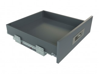 Висувний ящик GIFF Flat Box L=500мм Н=84мм графіт