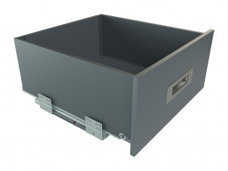 Висувний ящик GIFF Flat Box L=500мм Н=199мм графіт