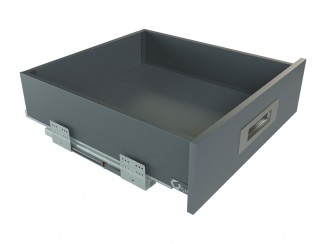 Висувний ящик GIFF Flat Box L=450мм Н=116мм графіт