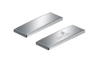 Заглушка на консоль завіси Intermat з логотипом Hettich цинк (91020820)