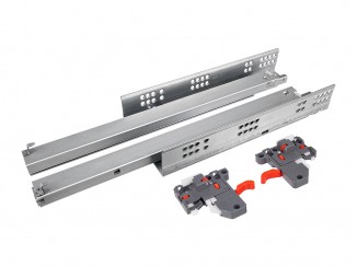 Напрямні прихованого монтажу повного висунення з відштовхувачем Clip 3D GIFF PRIME (19 мм) L=400