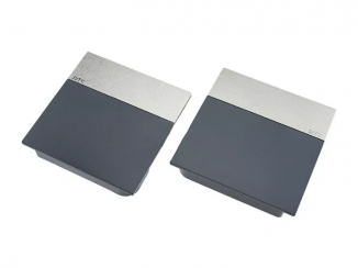 Накладки ліфта підйомного SQ сірі смуга матовий нікель SQJS01D комплект ліва права DTC