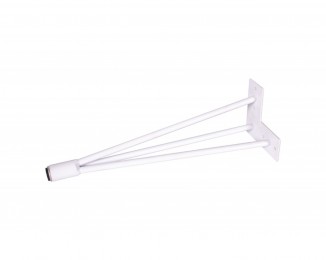 Нога прутова конусна Н=406мм (біла)