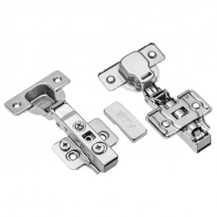 Завіса накладна GTV 3D з газовим амортизатором  (ZM-DCHC09-3DBE0)