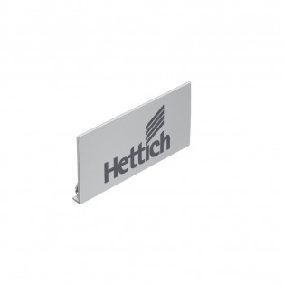 Заглушка з лого Hettich ящика Avantech YOU срібло
