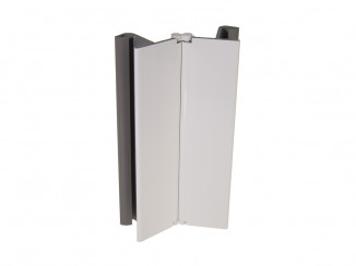 Кут до цоколю 90*-135* Volpato Н=100 білий глянець