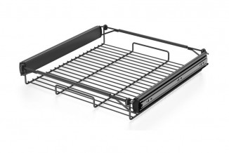 Полиця для білизни 400 антрацит H-88 мм W-3321-400 P68 Nomet