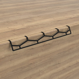 Ручка меблева C-6489-320 P61 PRATO чорний матовий Nomet