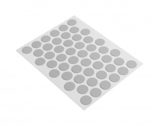 Заглушка самоклеюча до конфірмату сіра галька U201