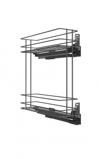 Кош карго 200/2 боковий STD PRO ПРАВИЙ антрацит з дотяг (W-2333M-200P.P68)