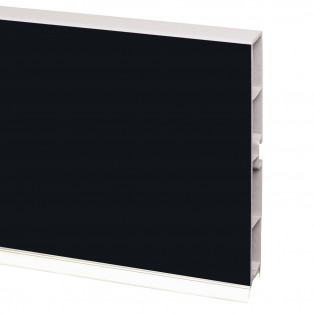 Цоколь пластиковий REHAU (2624L) чорний матовий(4м)