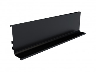 Профіль Gola L-образний горизонтальний Virno Style L=4200мм чорний