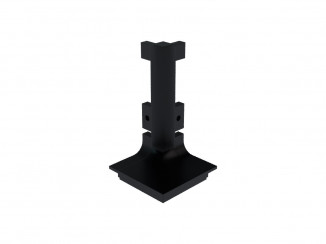 Кутик зовнішній до профіля L-образний Gola Virno Style чорний (119663)