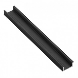 Профіль LED накл чорний 2м +лінза (PA-GLAXMNK3M-AL-20M)