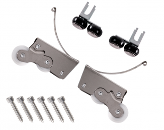 Комплект роликів усилениз для відкритого профіля (2верх+2низ+метизи)