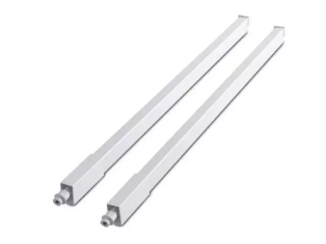 Релінг поздовжній L350мм квадратний до шухляд модерн бокс білий ( PB-D-RELKW350-10)