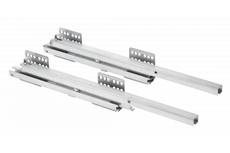 Комплект направляючих прихованого монтажу для карго KO-BO150/200TD,з дотягом, 2 ЛІВІ (PB-KO450BO-L2)