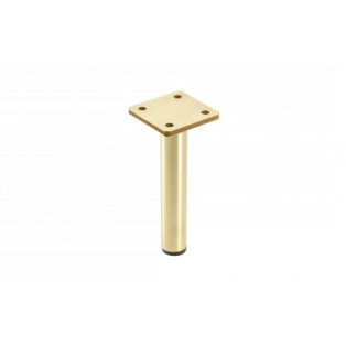 Ніжка меблева GTV RONDA SIMPLE H=180мм шліфоване золото (NM-RONDA-S-180-18)