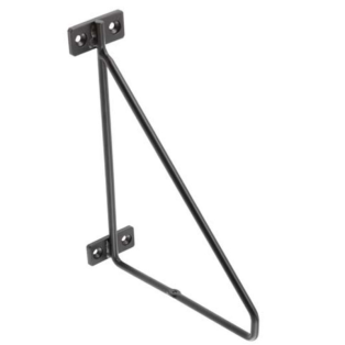 Тримач для полиці BAR, 21x17см, чорний мат (PP-BAR-20M)