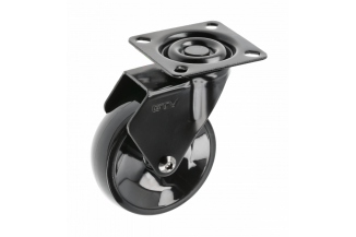 Ролик GTV CALIBRO, 75мм, 64кг, чорне/хром (KM-CALIBRO-75MM-BH-20)