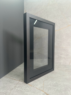 Фасад алюмінієвий профіль D4 темна бронза