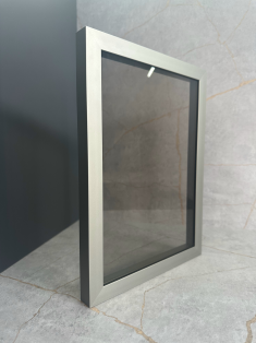 Фасад алюмінієвий профіль М1 коньяк