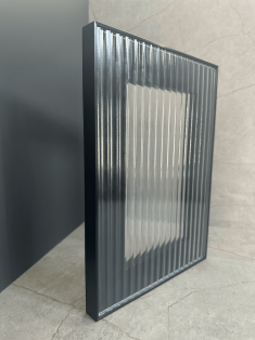 Фасад алюмінієвий профіль М21 чорний браш