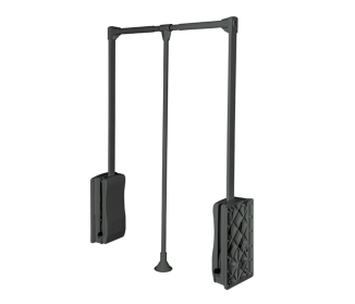 Пантограф масляний GTV 545-700мм антрацит (PG-ST4560-60)