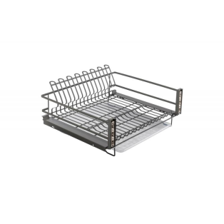 Однорівнева висувна сушка MOVIX 700мм, антрацит, (без направляючої) (OC-SZD700-601)