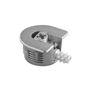 Ексцентрикова стяжка GTV для полиць від 16мм + ДЮБЕЛЬ 8мм Металева Цинк (MM-FI20-20X6X11-ZN-1T)