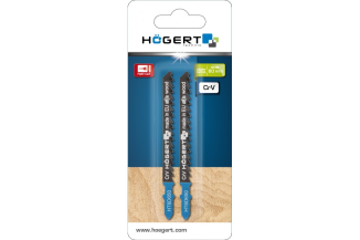 Набір пилок для електролобзика 100мм, HOGERT діап.різу 8-60мм, швидкий різ, 2шт (HT6D650-2)