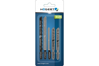 Набір пилок для електролобзика для дерева та металу 5шт HOGERT (HT6D690)