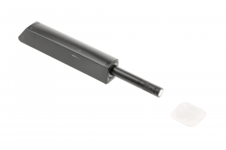 Відбійник GTV SALTO NOVA накладний довгий магніт, чорний (AM-SVN-DL-MG-20)