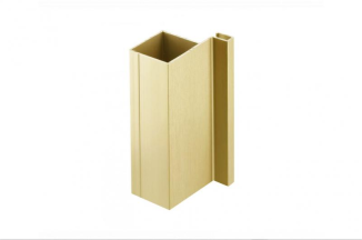 Профіль алюмінієвий, система без ручок VELLO, T односторонній, золото, L=3м (PA-VELLO-TJ3M-21)