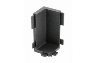Внутрішній кутовий з’єднувач VELLO для профілю L, чорний