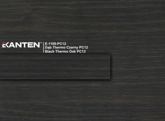 Крайка 22*0.5  E1199 PC12 Дуб термо чорно-коричневий