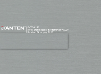Крайка 22*0.8  E765 AL20 Срібло сіре матоване