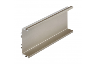 Профіль алюмінієвий, сист  без ручок VELLO з функцією LED, C,нерж сталь, L=4,10 м (PA-VELLO-C4M-06)