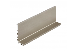 Профіль алюмінієвий, сист  без ручок VELLO з функцією LED, L,нерж сталь, L=4,10 м (PA-VELLO-L4M-06)