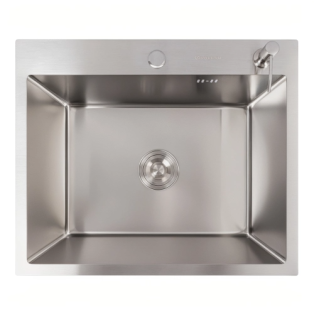 Мийка 60*50 нержавійка (сифон круглий 3,0/0,8)