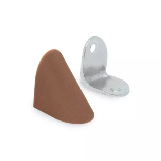 Кутик одинарний метал/пластик горіх Z-02 (80шт)