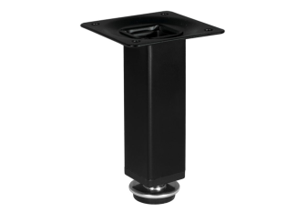 Ніжка з регулюванням квадратна GIFF Nelio 25* 25/100 чорний