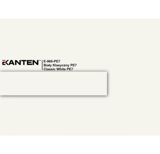 Крайка 22*2  E960 PE7 Білий класичний