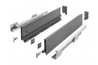 Висувний ящик AXIS PRO L=250мм, Н=167 Антрацит (PB-AXISPRO-KPL250C)