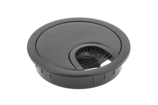 Пропуск кабеля металевий діаметр 60мм чорний матовий PM-LBFI60-20M