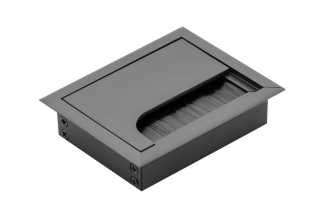 Пропуск кабеля меріда 80*100 чорна LB-80x100 чорна