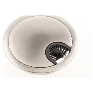 Пропуск кабеля металевий діаметр 80мм сатин PM-LBFI80-02