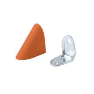 Кутик одинарний метал/пластик вишня Z-02 (80шт)